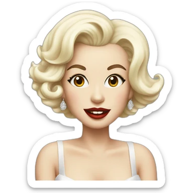 Marylin monroe sticker