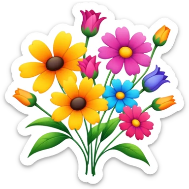Flowers sticker