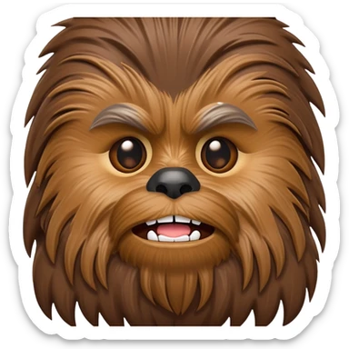 chewbacca emoji sticker