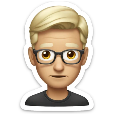 tim cook grabs his head sticker