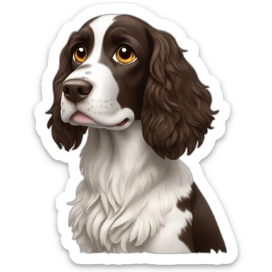 Springer spaniel sticker