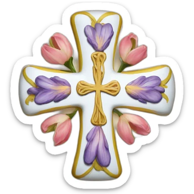 Occitane cross sticker