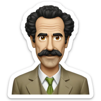 borat-with-a-cigarret sticker