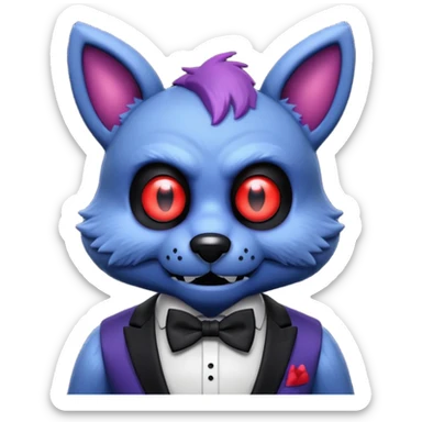 Bonnie(blue) from the Five Nights At Freddy's movie sticker