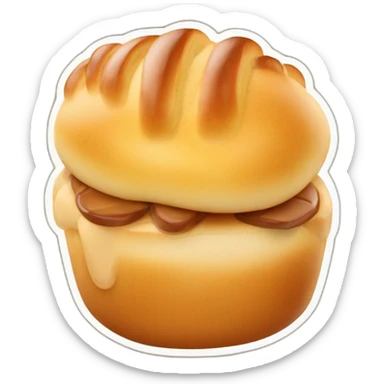 Une brioche musclé sticker