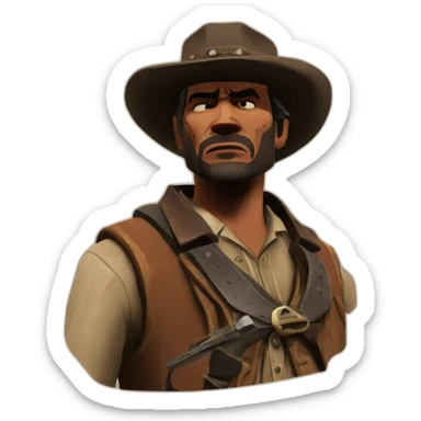 red dead redemption sticker