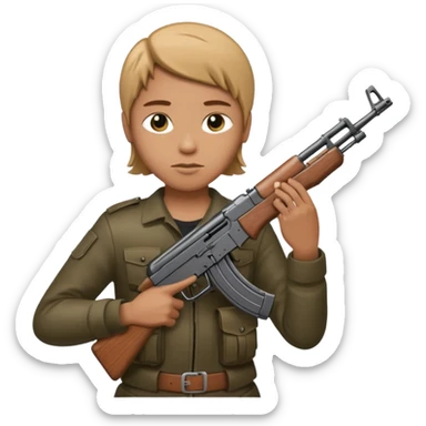 Bana ak 47 turan biri yap sticker