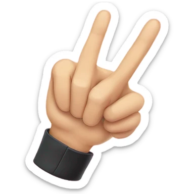 pinky finger for pinky promise sticker