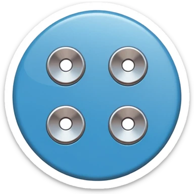 Clothing Button sticker