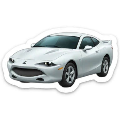 car but its a shark sticker