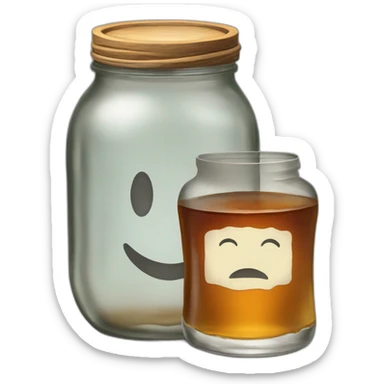 Whiskey-in-mason-jar-Moonshine sticker