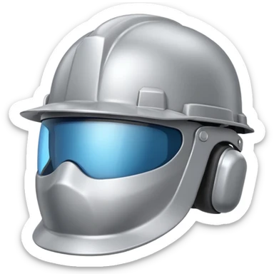 work helmet sticker