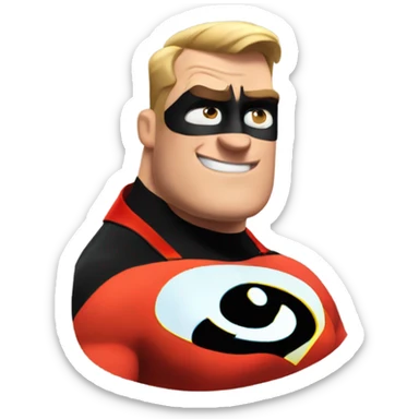 mr. incredible sticker