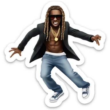 Lil Wayne dancing sticker