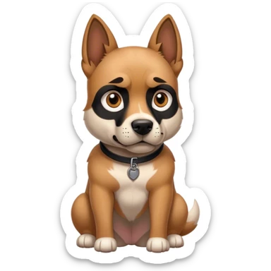 bodyguard dog sticker