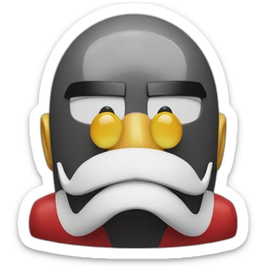 Eggman in Sonic sticker