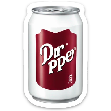 can of dr pepper sticker