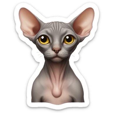 Hairless Sphinx Cat sticker
