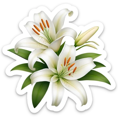 Lilies sticker