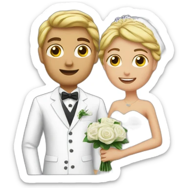 Mariage sticker