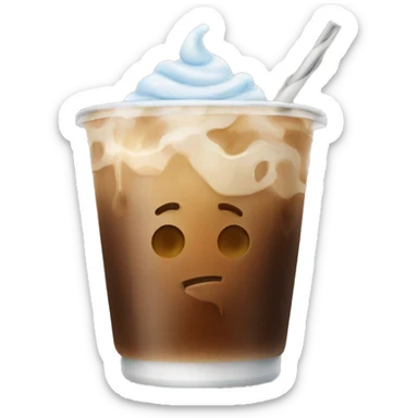 Iced coffee sticker
