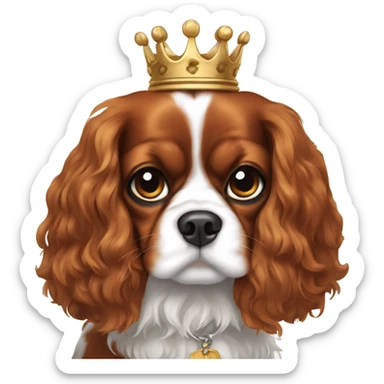 King Charles cavalier sticker