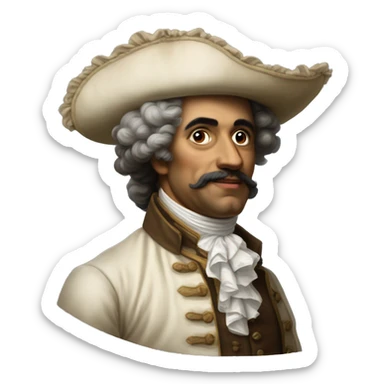 josé Campeche y Jordán, is the first known Puerto Rican visual artist and considered by art critics as one of the best rococo artists in the Americas. sticker