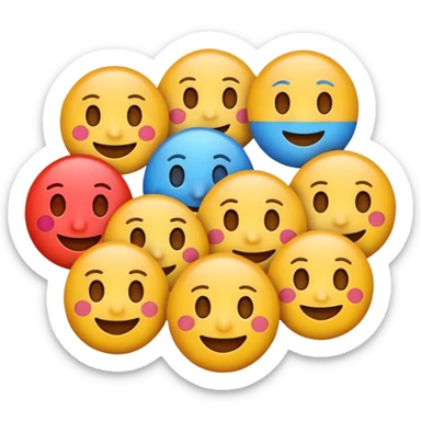 🫰🙃 10000 emoji sticker