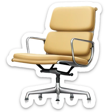 Eames Soft Pad Chairs  sticker