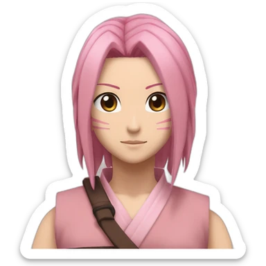 Sakura haruno naruto shippuden sticker