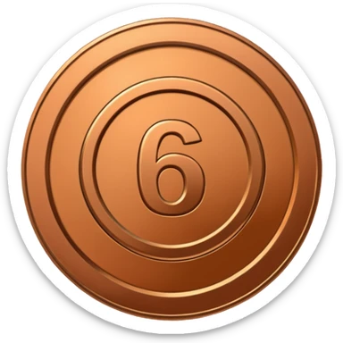 sixth place medal emoji sticker