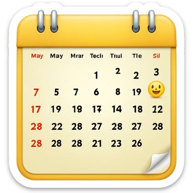Calendar march 21 emoji sticker