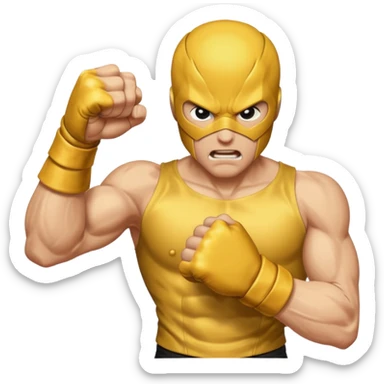 iron fist punch sticker