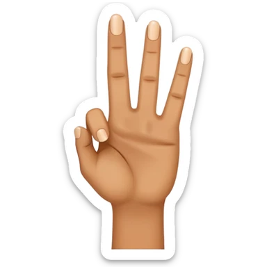 single finger sticker