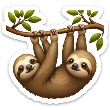 sloth sticker
