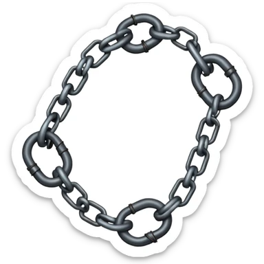 The chains are broken sticker