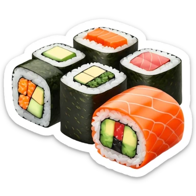 Sushi maki sticker