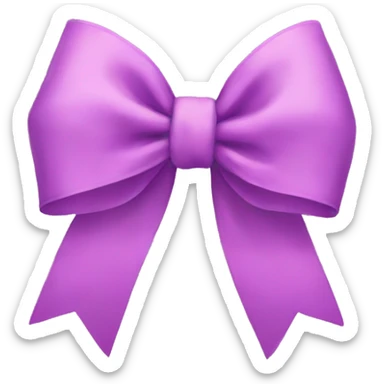 Bow sticker
