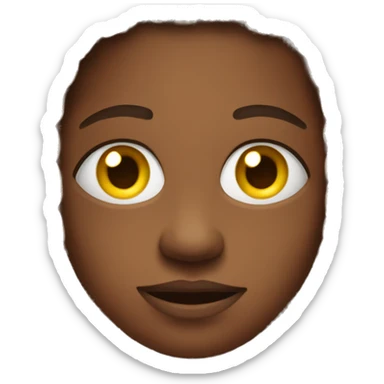 African tribe member sticker