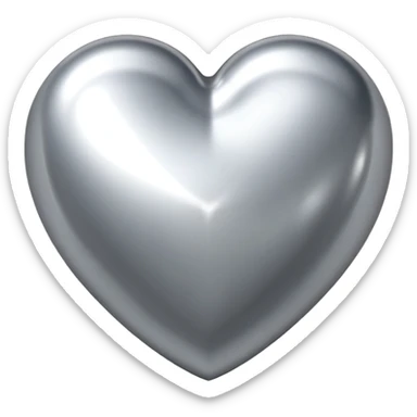 sorayama heart glossy metal parts sexy sfw sticker