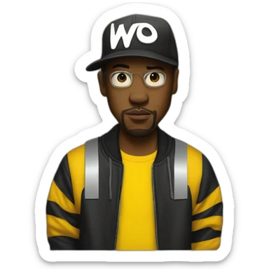 The wu-tang clan sticker