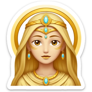 divinidad ancestral de luz sticker