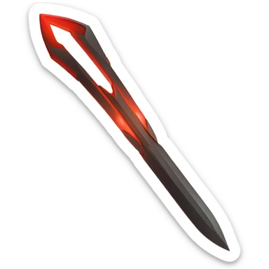 space-multiblade-sword-with-red-ray-blade sticker