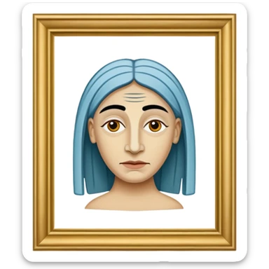  picasso painting frame sticker