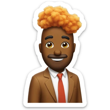 fluffies hot chicken  sticker