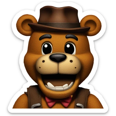 Freddy Fazbear sticker