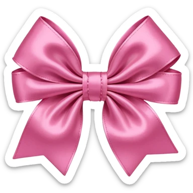 show me a hair bow pink  sticker