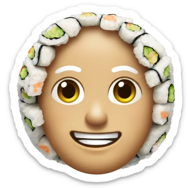 california roll  sticker