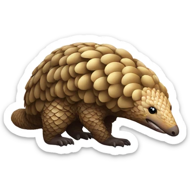pangolin rich money sticker