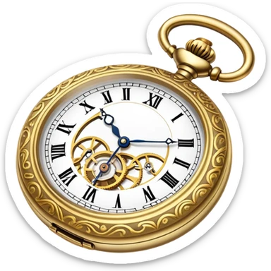 pocket watch sticker